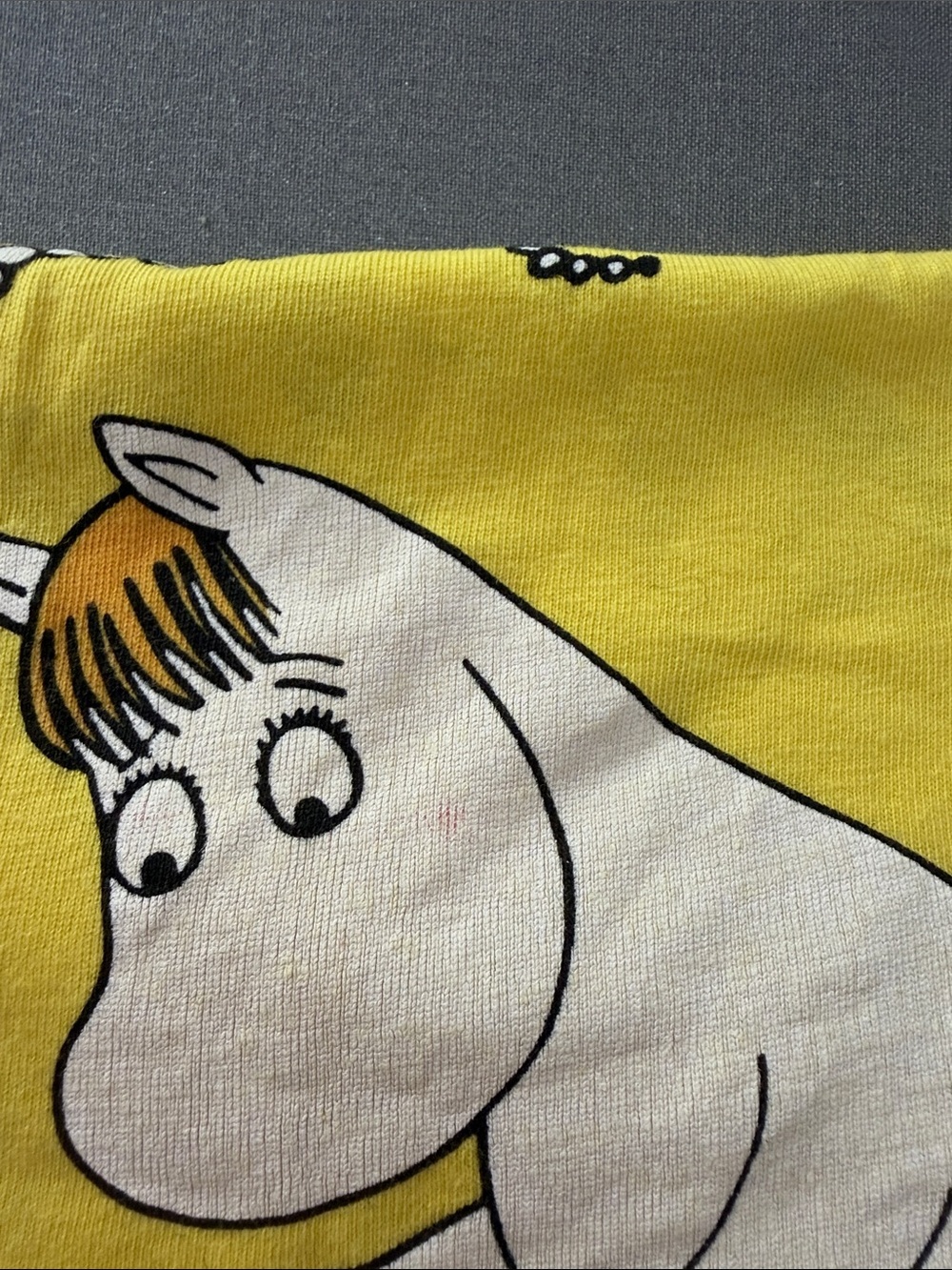 Girls' Moomin Characters Print Casual Sleeveless Yellow Summer Dress Size 100cm - Picture 6 of 7